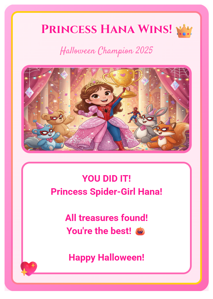 Hana's Final Victory Card